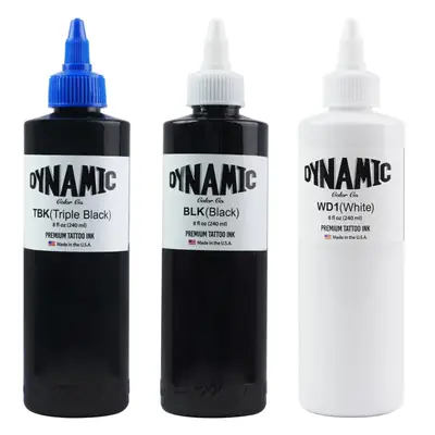 Diane Tattoo Pigment White Fog TBK totem Black Practice