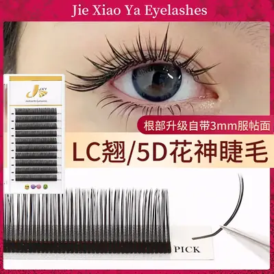 LC Warped Flower Grafting False Eyelashes 45° Angle