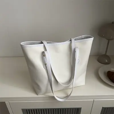 New Chinese Style Large Shoulder Bag for Women Grey