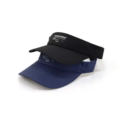 Women UV Sunscreen Cap Black 24H Quick Dry