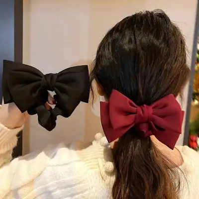 Big Bow Hair Ring for Girls Women's Marubeni Hair Accessory