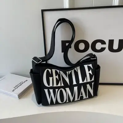 Women's Black "Gentle Woman" Shoulder Bag 2024