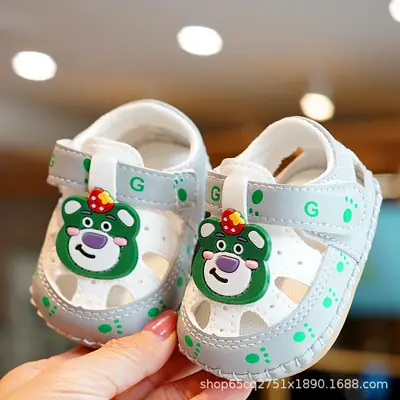Baby Shoes Soft Sole Non-Slip Summer Sandals Beginner Baby Shoes 0-1 Year Old Toddler Shoes Anti-Breathable
