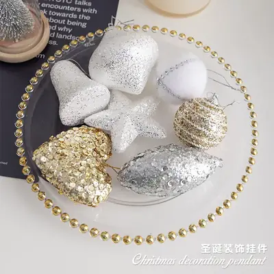 2025 Christmas Tree Bell Glitter Decor