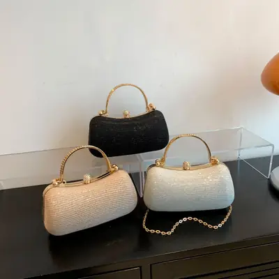 2024 Summer Chain Crossbody Bag Blue Square Design