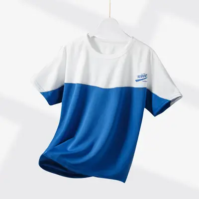 Children's White Gray T-Shirt Boys Girls Summer 2025