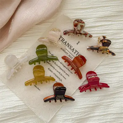 Korean Gold Acetic Acid Hair Clip Sweet Girl