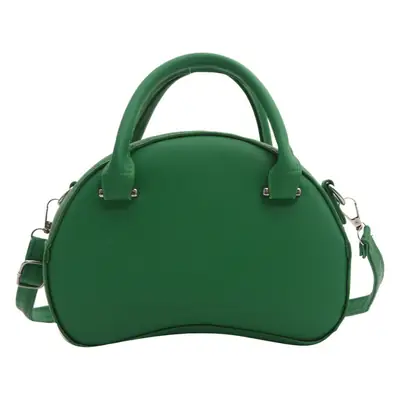 Women Semi-Circular Shoulder Bag Black 2024