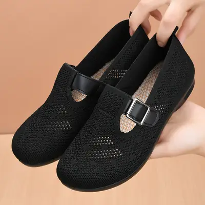 Women's New Summer Hollow Mesh Slip-On Shoes