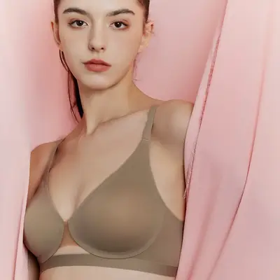 Traceless Big Chest Small Underwear Women's Gathering