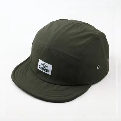 Men's Beige Retro Soft-Brimmed Baseball Cap