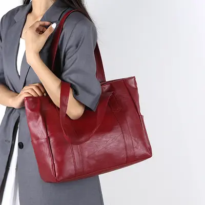 Large Tote Bag for Work & Cross-Border Use