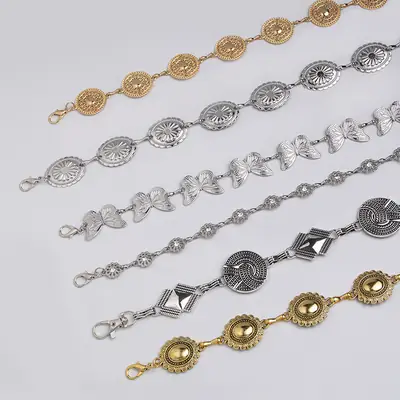 Gold Butterfly Flower Waist Chain for Women