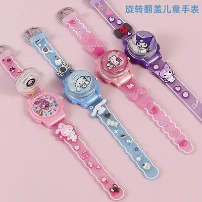 Sanrio Cartoon Pink Digital Quartz Watch for Girls