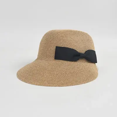 Japanese Bow Cap Women's Summer Wide-brimmed Equestrian Hat