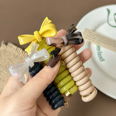 Bow Bubble Hair Braiding Rope for Women