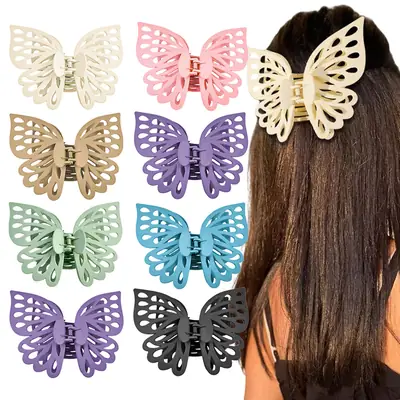 Pink Butterfly Hair Clip for Girls & Women