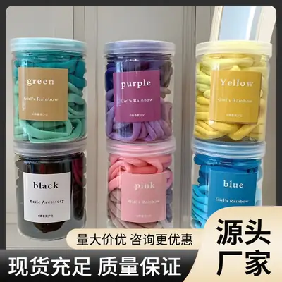 Blue Rubber Hair Rings for High Ponytail & Sweet Color