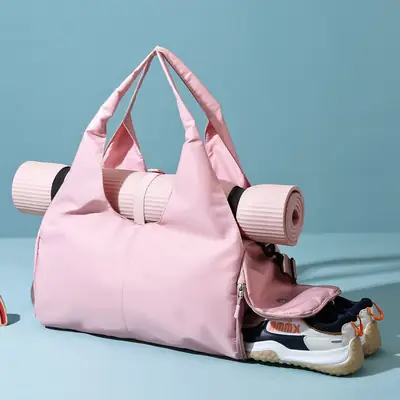 Pink Yoga Fitness Crossbody Bag for Women