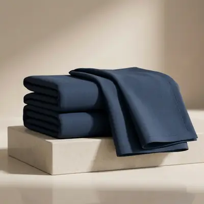 Dark Blue Full Blackout Car Curtains with Heat & Privacy Protection