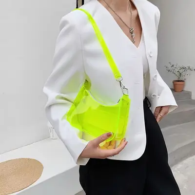 Transparent Korean Style Shoulder Bag for Women