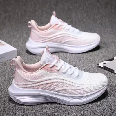 Women's Shoes Spring and Summer 2024 New Flying Weaving Casual Shoes Women's Breathable Comfortable Mesh Women's sneaker Shoes