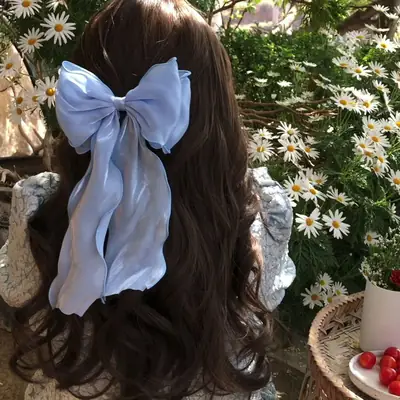 Korean Mermaid Bow Hairpin Ponytail Hair Accessory