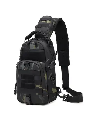 Camouflage Shoulder Crossbody Bag for Men Women