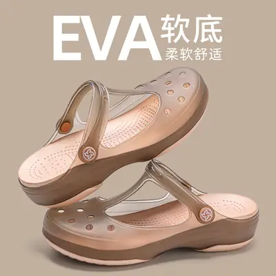 Jelly Toe-Toe Sandals Women 2025 Soft Non-Slip