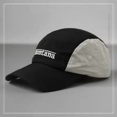 Montana branded grey baseball cap with embroidered logo