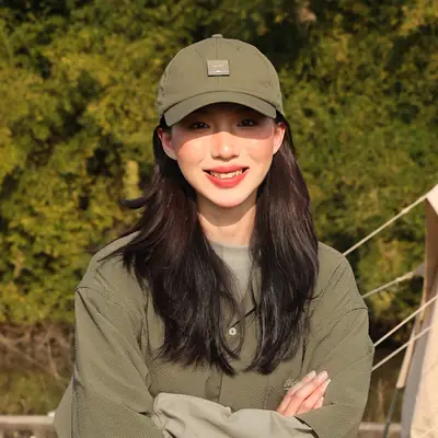 Oxford Style Velcro Cap Olive Green Quick Dry