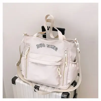 Women's White Japanese College Shoulder Crossbody Bag 2024