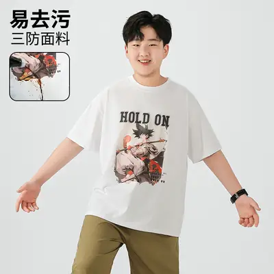 Fat Boy Three-Proof Cotton T-Shirt White