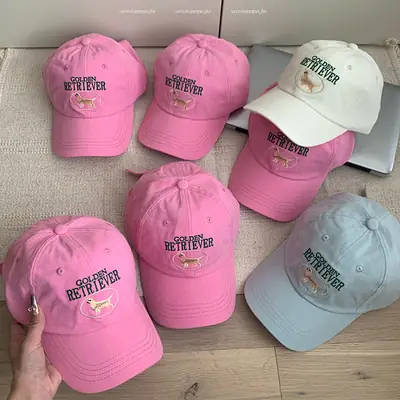 Women Pink "Rebel Forever" Cap Set Set of 3