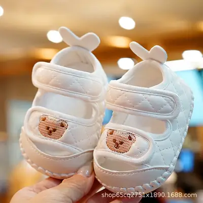 Baby Shoes Summer Sandals Soft Sole Non-slip Beginner Baby Shoes 0-1 Year Old Toddler Shoes Breathable Anti-drop