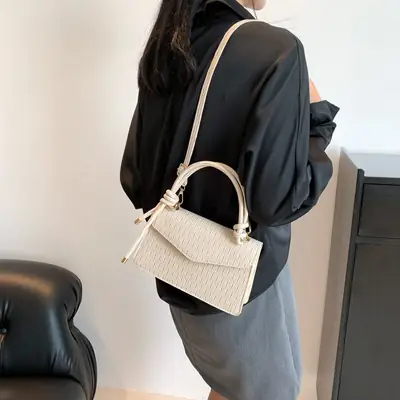 Orange Korean Style Crossbody Bag 2025