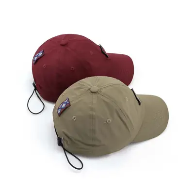 Maroon Baseball Cap Breathable Nylon Adult Sunshade