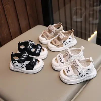 Summer New Baby Baby Shoes Boys Sandals Girls Children Soft Sole Toddler Shoes Toe Beach Shoes Wholesale