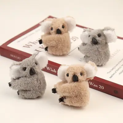 Cute Koala Plush Hair Clips for Girls