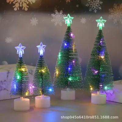 Christmas Tree Night Lights Green Decorative Ornament
