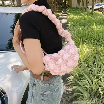 2025 Korean Style White Cloud Bag for Women
