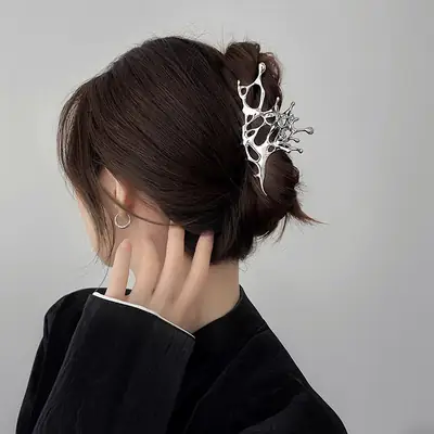 Advanced Sense Metal Liquid Hair Clip Women's Hair Quantity Multi-plate Hair Grab Clip Hair Accessories