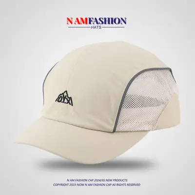Men's Grey Mesh Brim Cap Mountaineering Hat