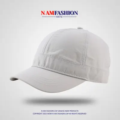 Japanese Style White Baseball Cap for Women Men