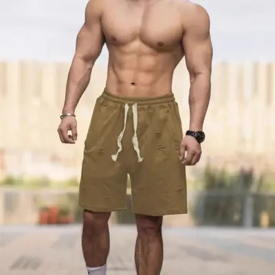 Men's Thin Shorts Solid Color Loose Breathable 2026