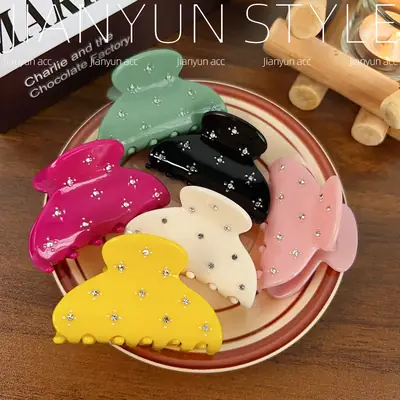Candy Color Diamond Hairpin for Women