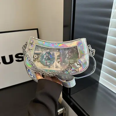 Women's Two-Dimensional Crystal Spice Crossbody Bag