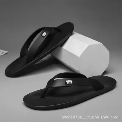 Summer Non-Slip Flip-Flops for Outdoor Sports, Thick-Soled Eva Wear-Resistant Beach Sandals, Cross-Border In-Stock