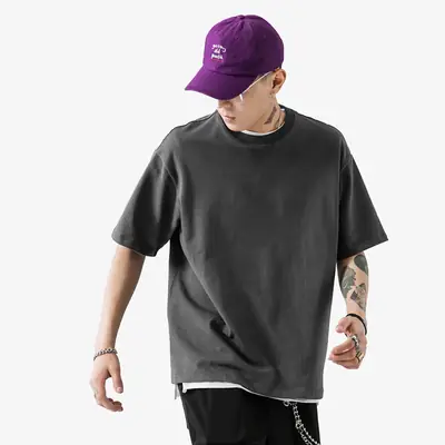 Men's Pure Cotton Summer T-Shirt Loose Fit Casual