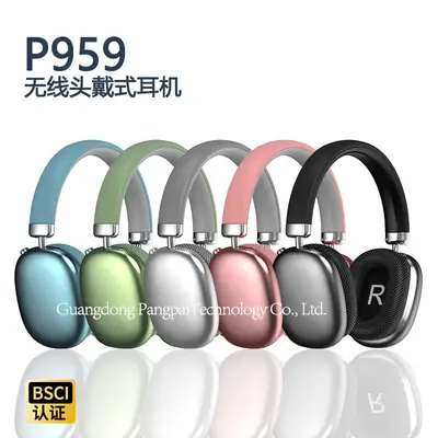 Green Wireless Over-Ear Headphones with Bluetooth & Long Battery